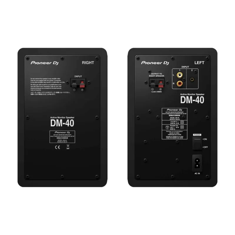 Monitores de Estudio Pioneer DJ DM40-D (Par)