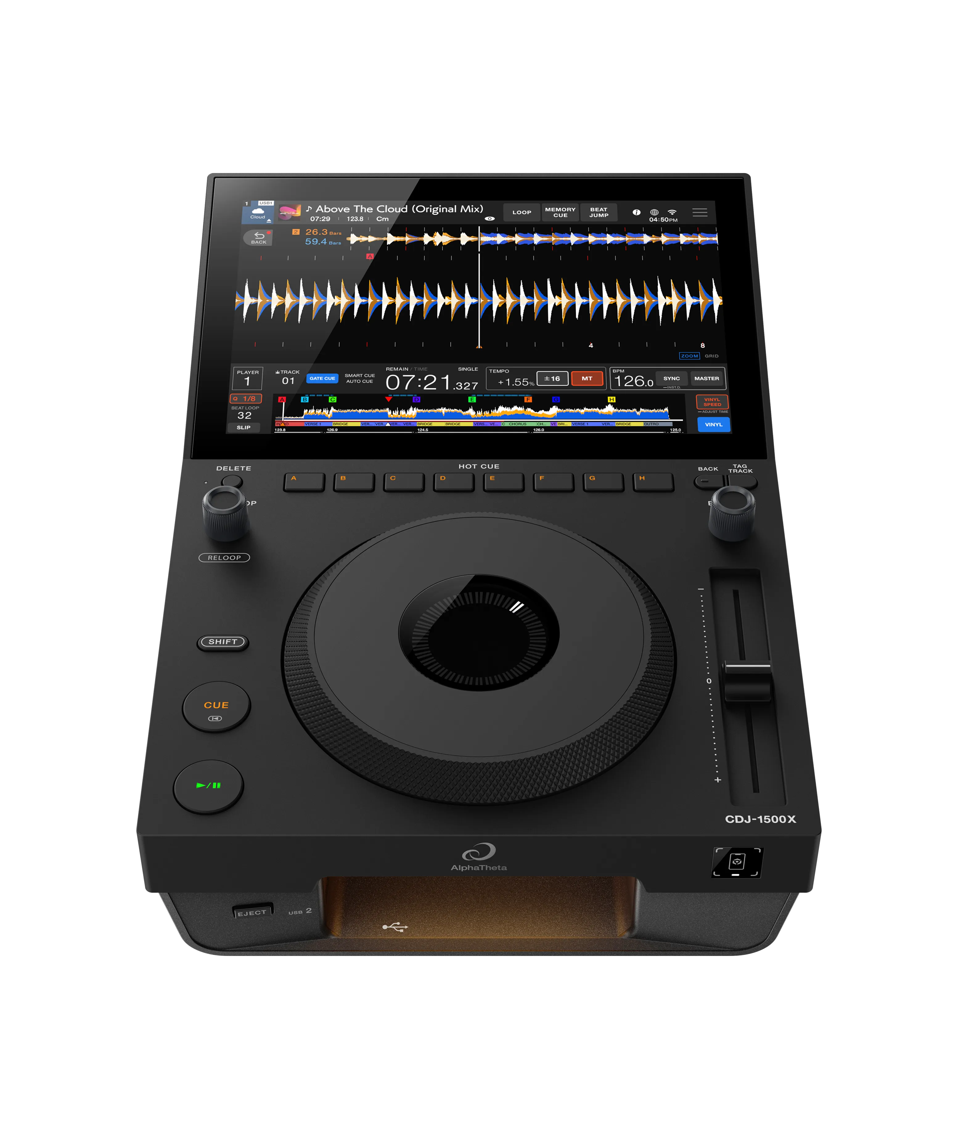 CDJ-1500X Unidad Reproductor DJ AlphaTheta