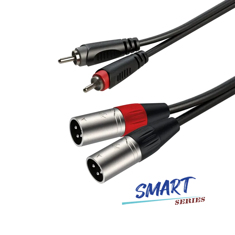 SACC190L3 SMART 2PLUG RCA X 2 PLUG XLR ROXTONE