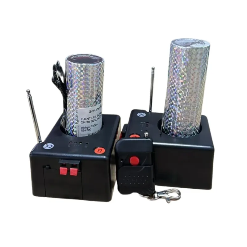 BASE Estación de Encendido para Pólvora Fría x2 con Control Remoto Inalámbrico