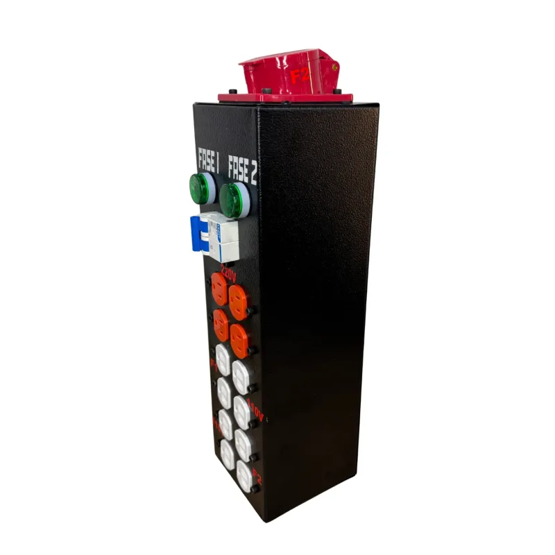 BOCADILLO DISTRO SCHUKO BIFÁSICO 32Amp 110V y 220V