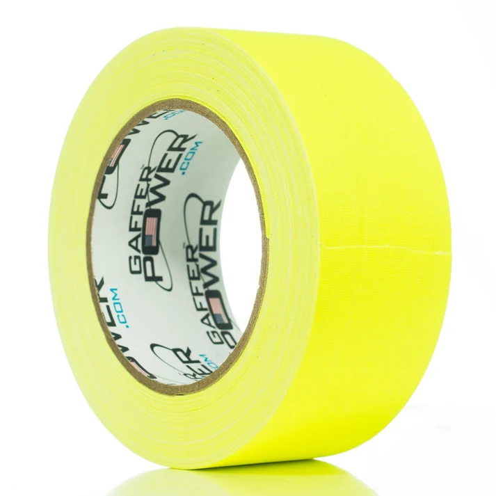 CINTA GAFFER FLUORESCENTE 2" POWER GAFFER USA