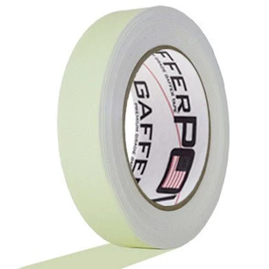 CINTA GAFFER GLOW FLUORESCENTE IN THE DARK POWER GAFFER USA