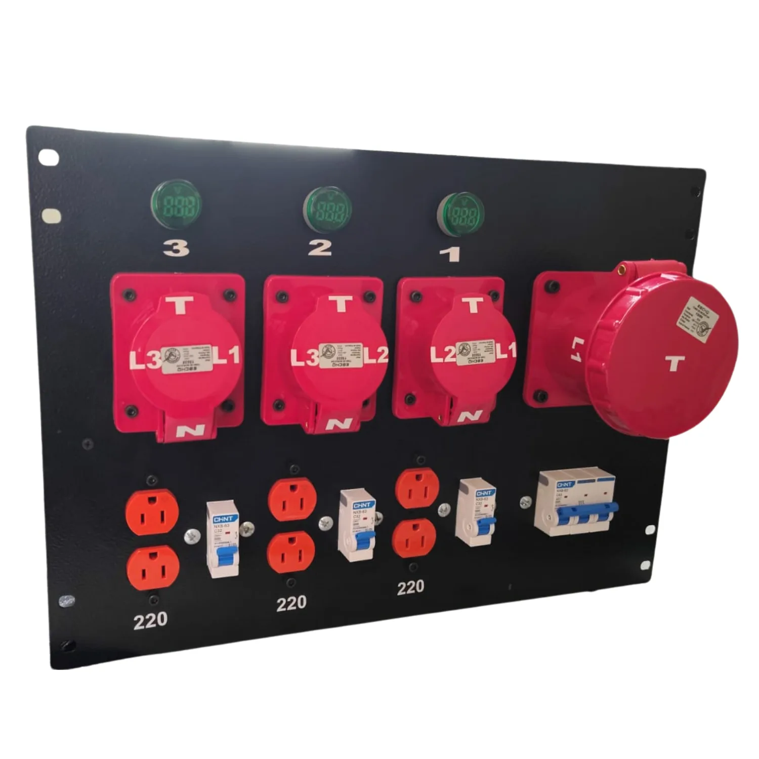 DISTRO RACK TRIFÁSICO 63A