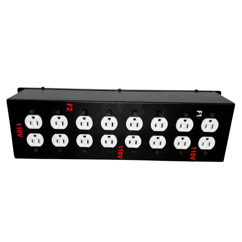 DISTRO RACKEABLE BIFÁSICO 2X50 CON SCHUKO