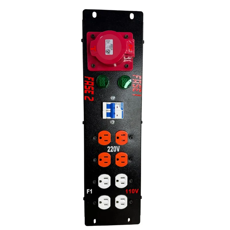 DISTRO RACKEABLE BIFÁSICO 2X50 CON SCHUKO