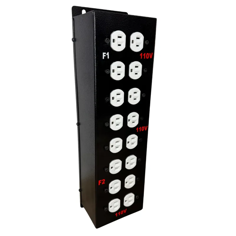DISTRO RACKEABLE BIFÁSICO 2X50 CON SCHUKO