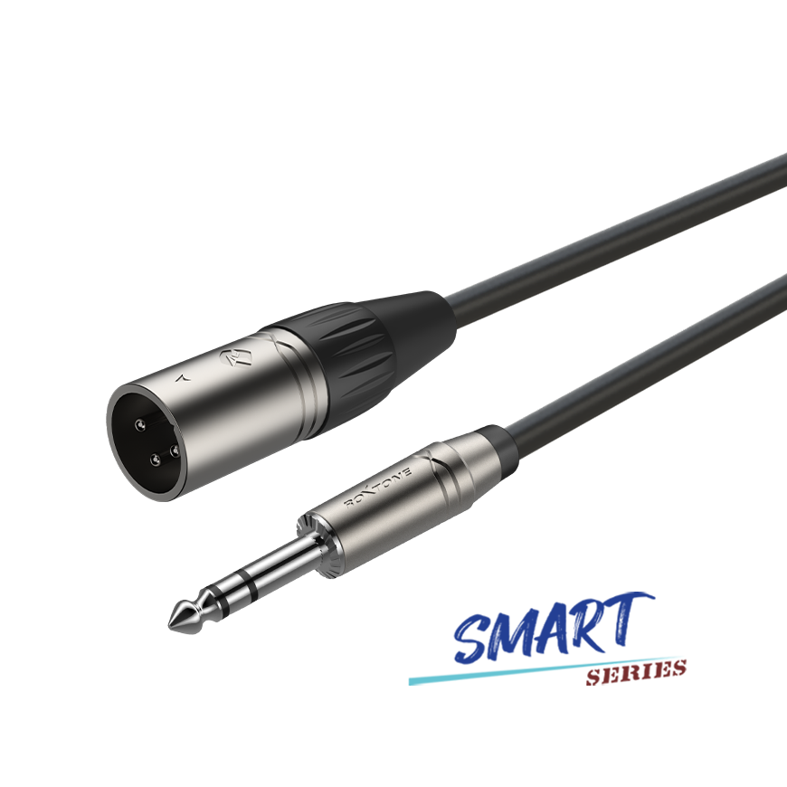 Cable Plug 6.35mm Estéreo a XLR Macho 3.5m Roxtone Smart Series (SMXJ260L3.5)
