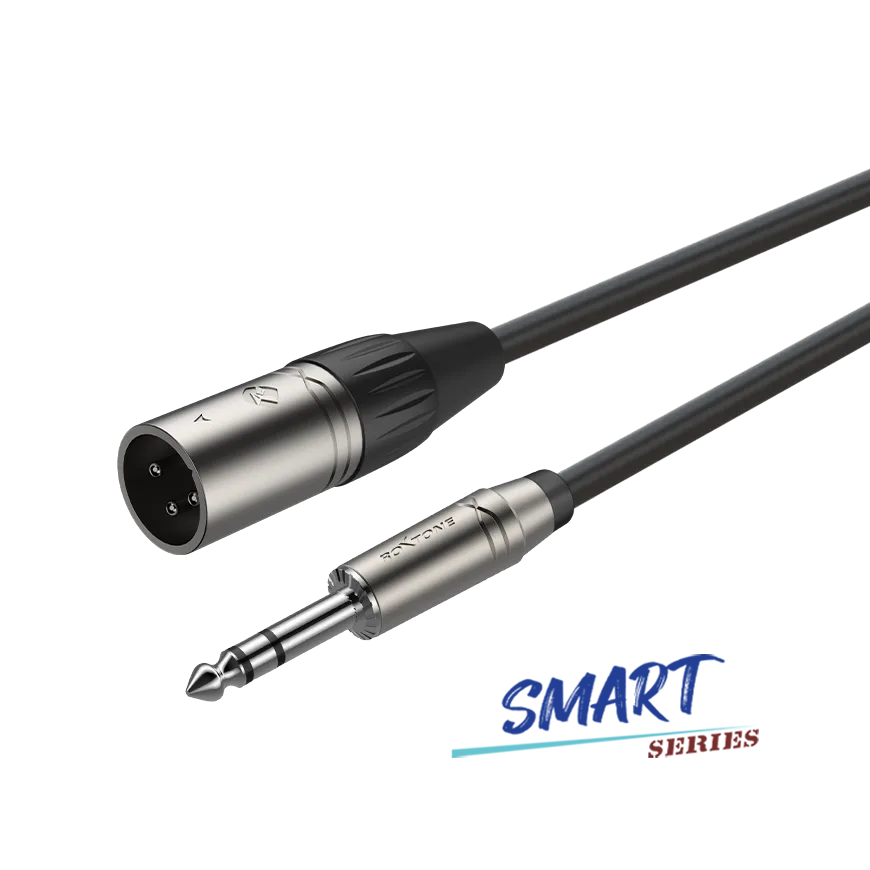 Cable Plug 6.35mm Estéreo a XLR Macho 3.5m Roxtone Smart Series (SMXJ260L3.5)