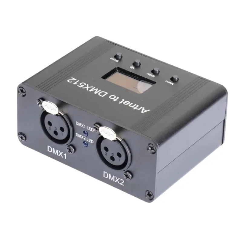 Interfaz ArtNet a DMX512 1024 Canales 2 Universos