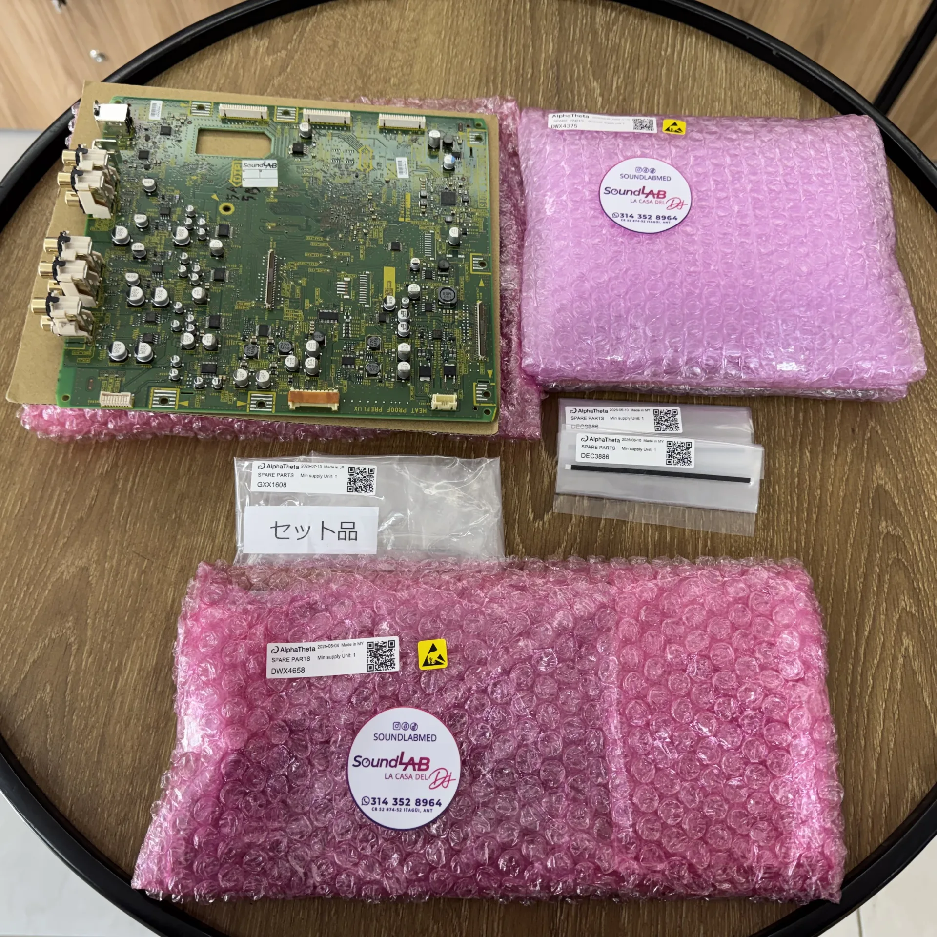 KIT Board + Display XDJ-RX2 GXX1608 LCD Service Kit
