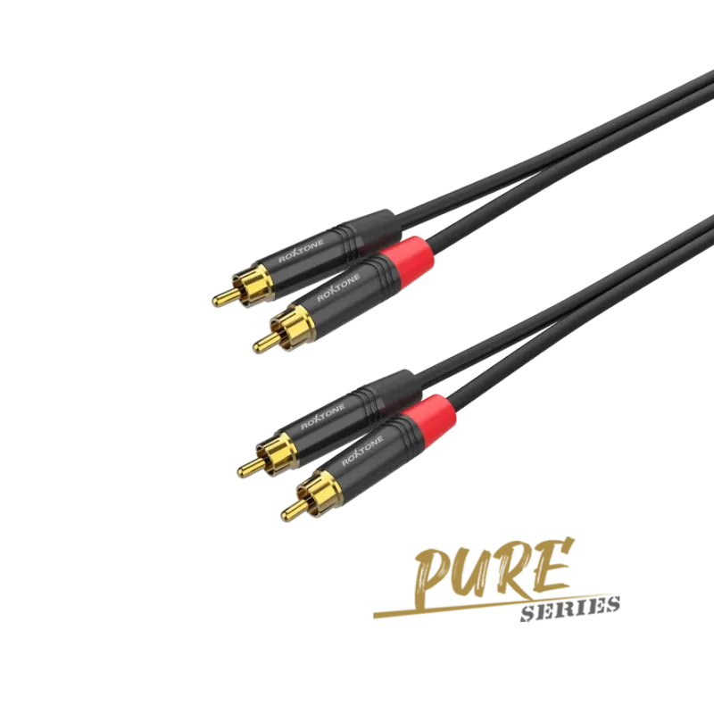 PACC130L2 CABLE PURE 2M 2 PLUG RCA- 2 PLUG RCA ROXTONE