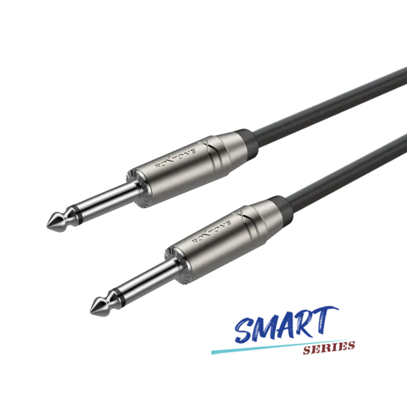 Roxtone 1/4" (6.35mm) TS Mono Audio Cable - 1 Metro (SGJJ100L1)