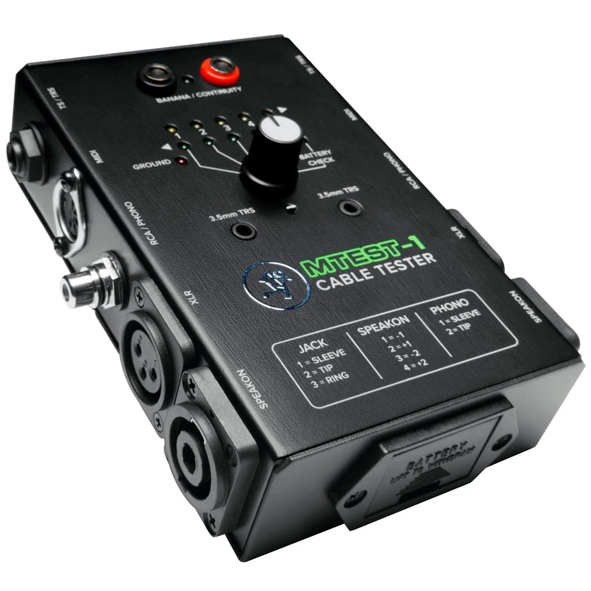 Testeador de Cables Mackie MTest-1
