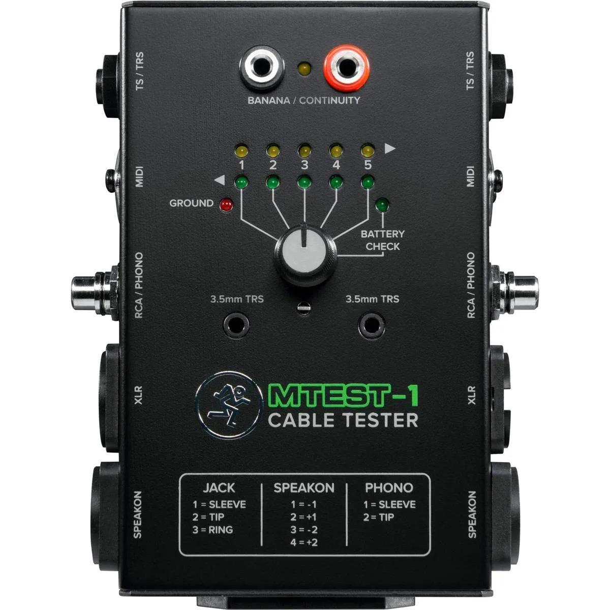 Testeador de Cables Mackie MTest-1